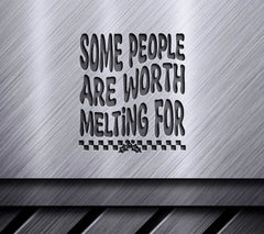 Retro Christmas Some People Are Worth Melting For SVG SVG