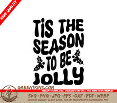 Retro  Tis the Season Christmas SVG SVG