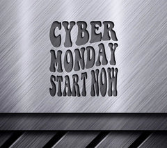 Retro Cyber Monday Start Now SVG - Sign SVG
