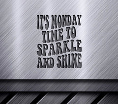 Retro Cyber Monday Sparkle SVG - Shine Bright SVG