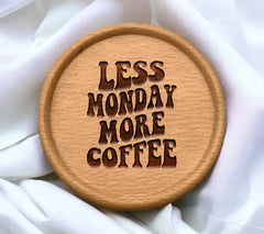 Retro Cyber Monday Less Monday More Coffee SVG SVG