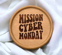 Retro Cyber Monday Mission Design SVG - SVG