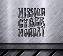 Retro Cyber Monday Mission Design SVG - SVG