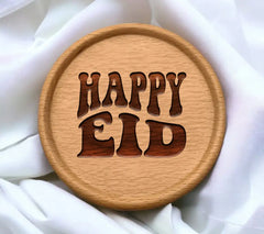 Retro Happy Eid Silhouette SVG SVG