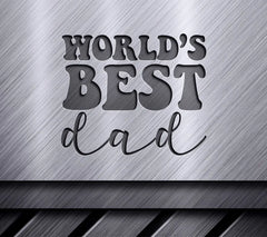 Retro Worlds Best Dad SVG Design - SVG