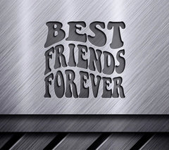Best Friends Forever Retro SVG - Image SVG