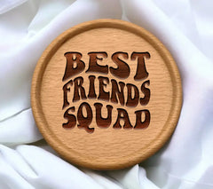 Best Friends Squad Retro SVG Design SVG