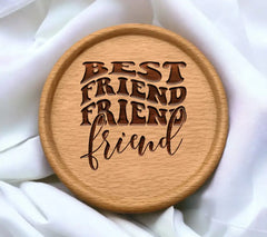 Best Friend SVG - Retro Design SVG
