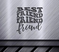 Best Friend SVG - Retro Design SVG