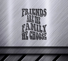 Friends Are The Family We Choose Retro SVG Poster SVG