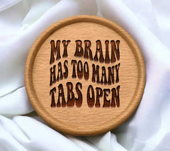 ## My Brain Has Too Many Tabs Open - Retro SVG SVG