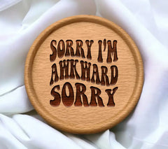 Retro Funny Sorry Im Awkward  SVG Design SVG