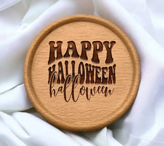 Retro Happy Halloween Sign SVG SVG