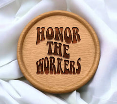 Retro Labor Day Honor the Workers Design SVG SVG