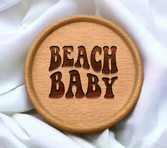 Retro Summer Beach Baby SVG Cut File - Design SVG