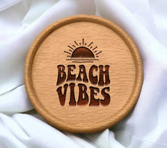 Sunset Beach Vibes SVG Retro Summer Design SVG
