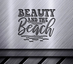 Beauty & The Beach Retro Summer SVG Design SVG
