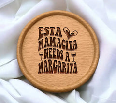 Esta Mamacita Needs A Margarita SVG - Retro Summer Sign SVG