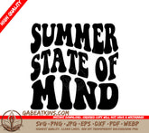 Summer State of Mind SVG -  Retro Design SVG