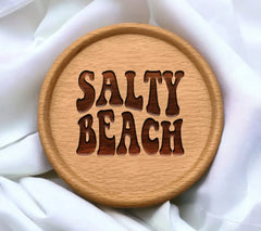 Retro Summer Salty Beach Design SVG - SVG