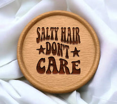 Salty Hair Dont Care - Retro Summer SVG SVG