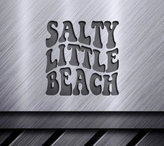 Salty Little Beach Retro Summer Design SVG SVG