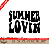 Retro Summer Lovin SVG Design - SVG