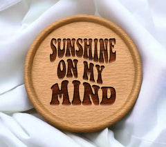 Retro Sunshine On My Mind SVG - Sign SVG
