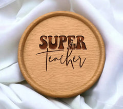 Retro Teacher SVG Design - Super Teacher Design SVG