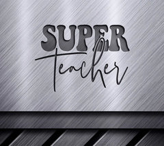 Retro Teacher SVG Design - Super Teacher Design SVG
