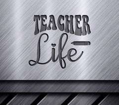 Retro Teacher SVG - Teacher Word Design SVG