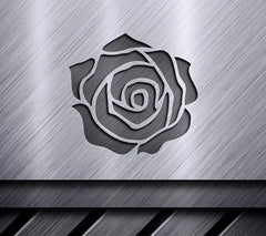 Swirl Center Rose SVG SVG