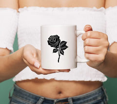 Rose SVG with Thorns SVG