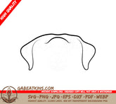 Rottweiler Ears SVG Clipart SVG