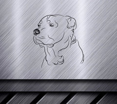 Rottweiler Dog Face SVG SVG