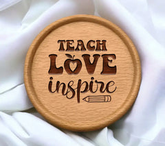 Teach Love Inspire SVG SVG