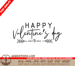 Happy Valentines Day SVG SVG