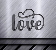 Cursive Love Heart SVG  SVG