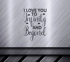 I Love You Infinity SVG SVG