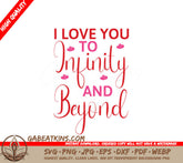 I Love You Infinity SVG SVG