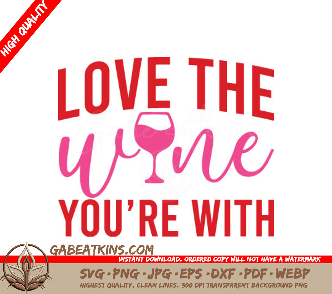 Love The Wine SVG  SVG