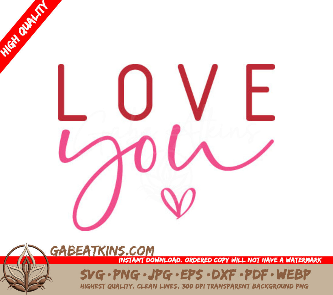 Valentines Day Love Heart SVG SVG