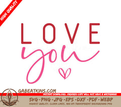 Valentines Day Love Heart SVG SVG