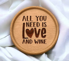 Love & Wine SVG SVG