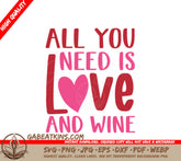 Love & Wine SVG  SVG