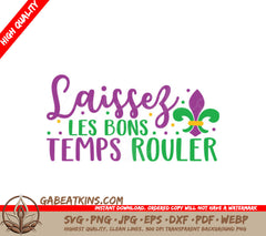 Mardi Gras Fleur De Lis SVG SVG