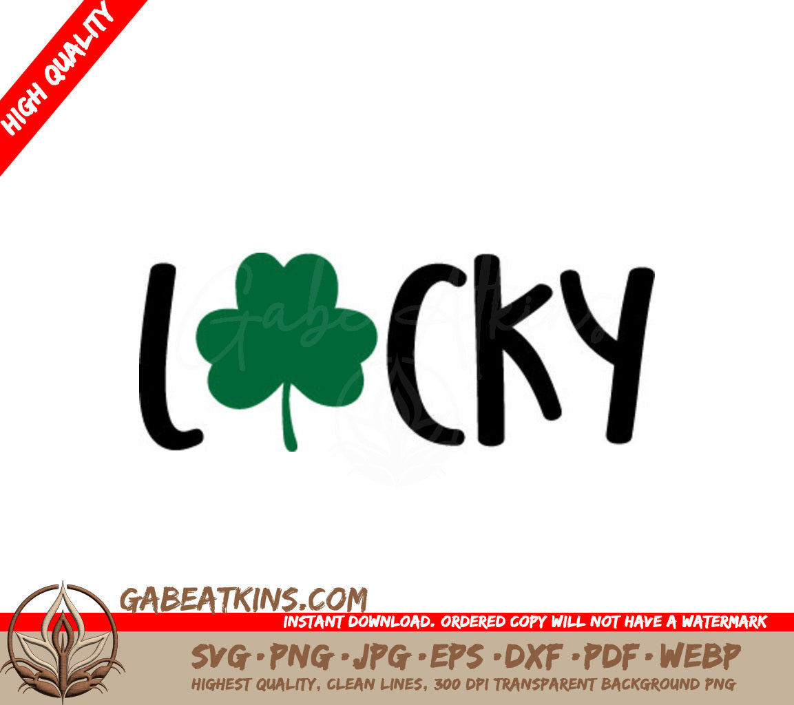Lucky Shamrock SVG SVG