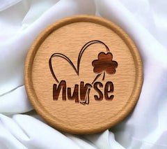 Nurse Shamrock Heart SVG SVG