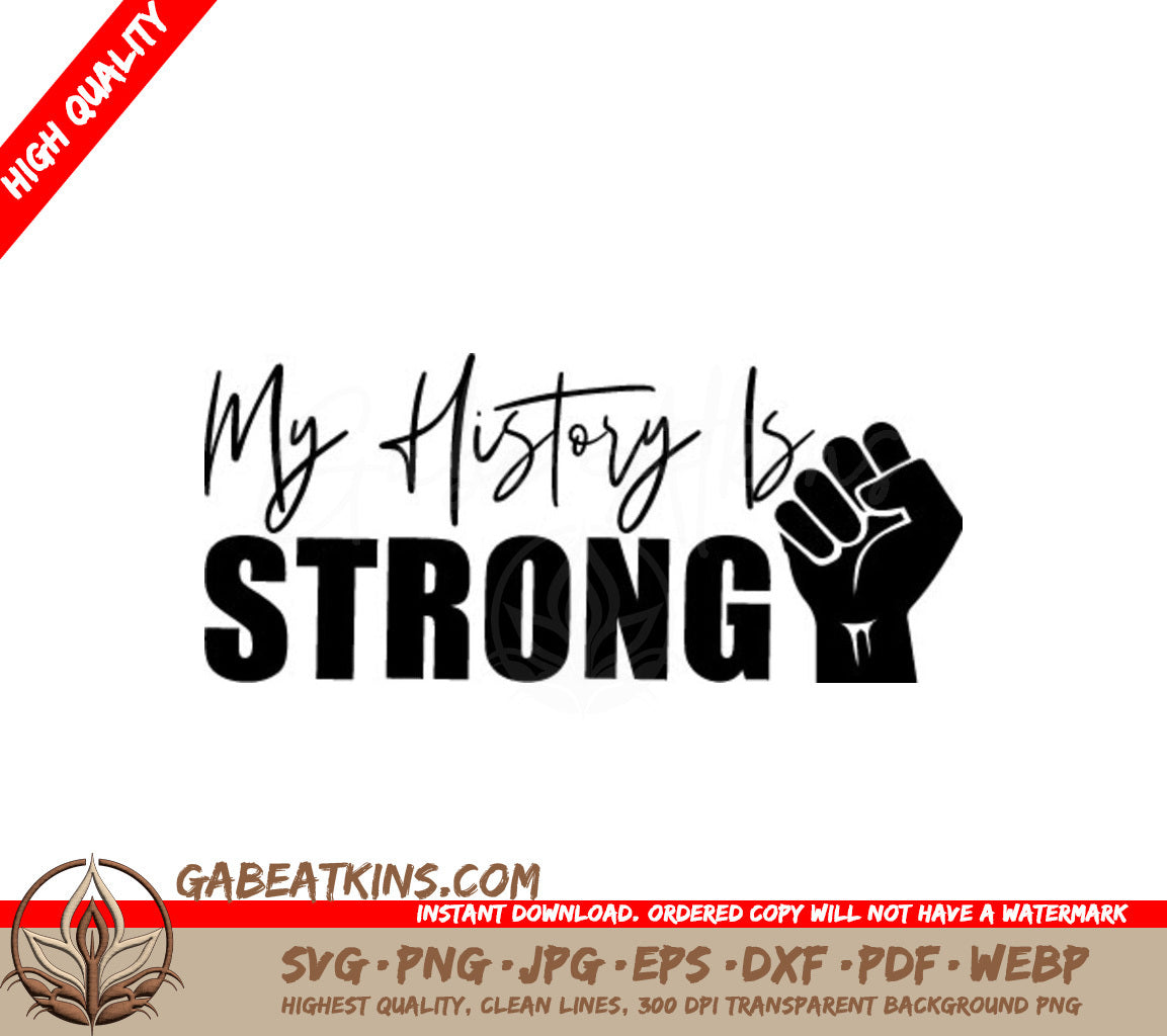 Black History Month Fist SVG SVG