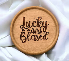 Lucky & Blessed St. Patricks Day SVG SVG